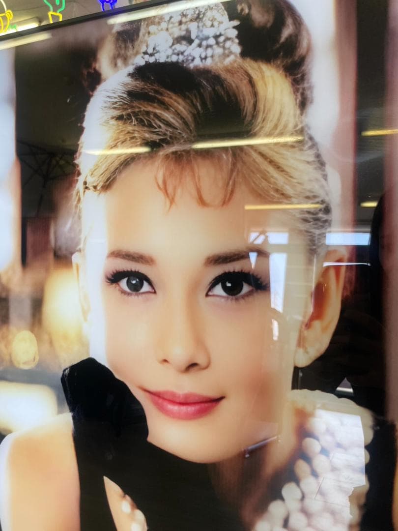 アートパネル　オードリーヘップバーン　アート　絵画　ポスター　壁掛け　額縁　額絵