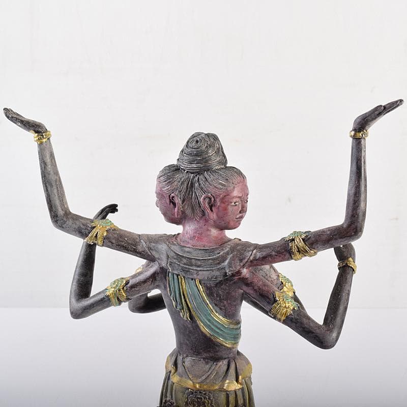 仏教美術　樹脂製　レプリカ　国宝　阿修羅像　仏像　高さ約26㎝　M　R7668B