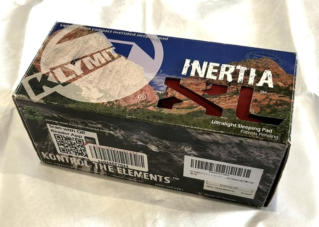 KLYMIT INERTIA XL スリーピングパッド 生産終了