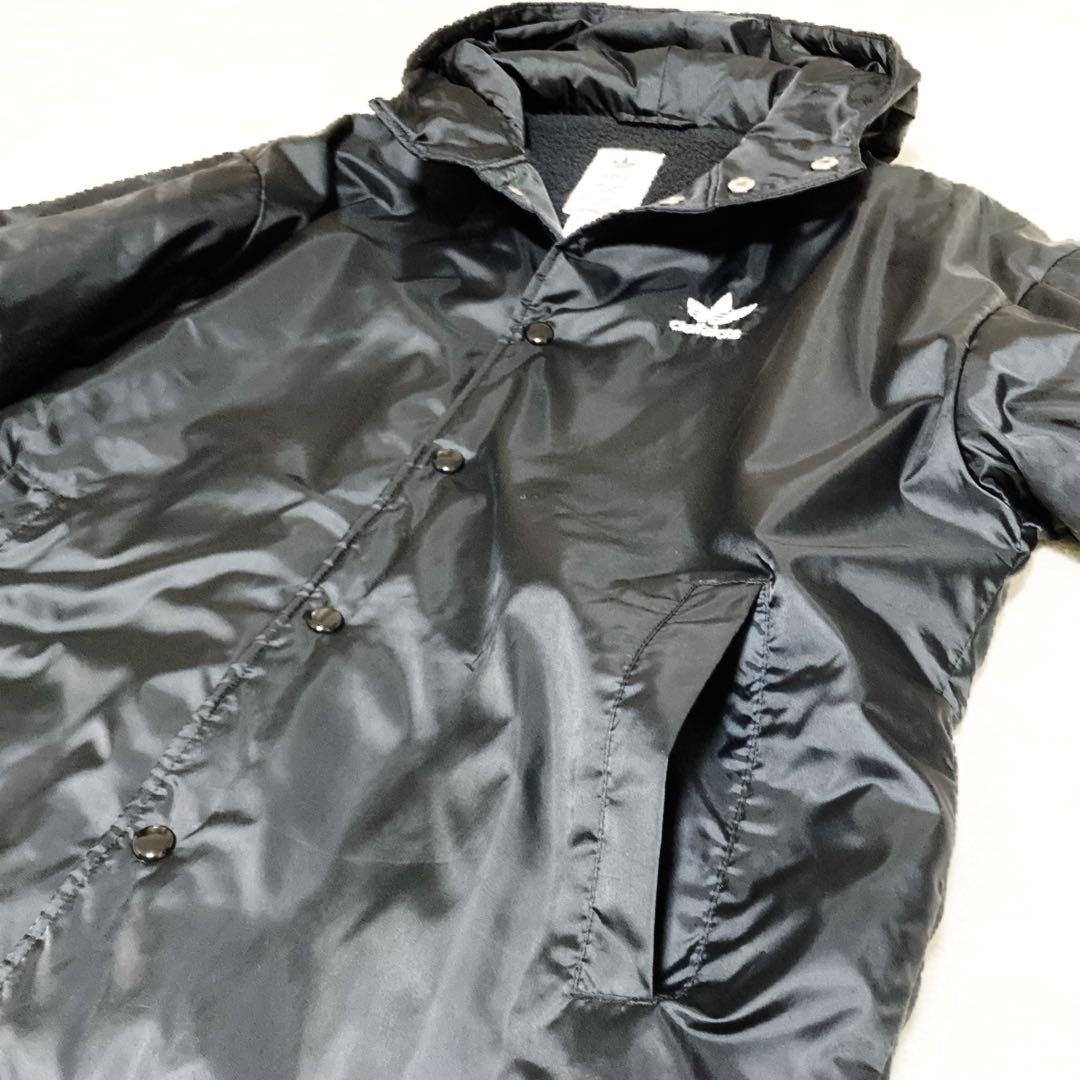 激レア アディダス HYKE コラボ ベンチコート M 常田 大希 ボア 黒