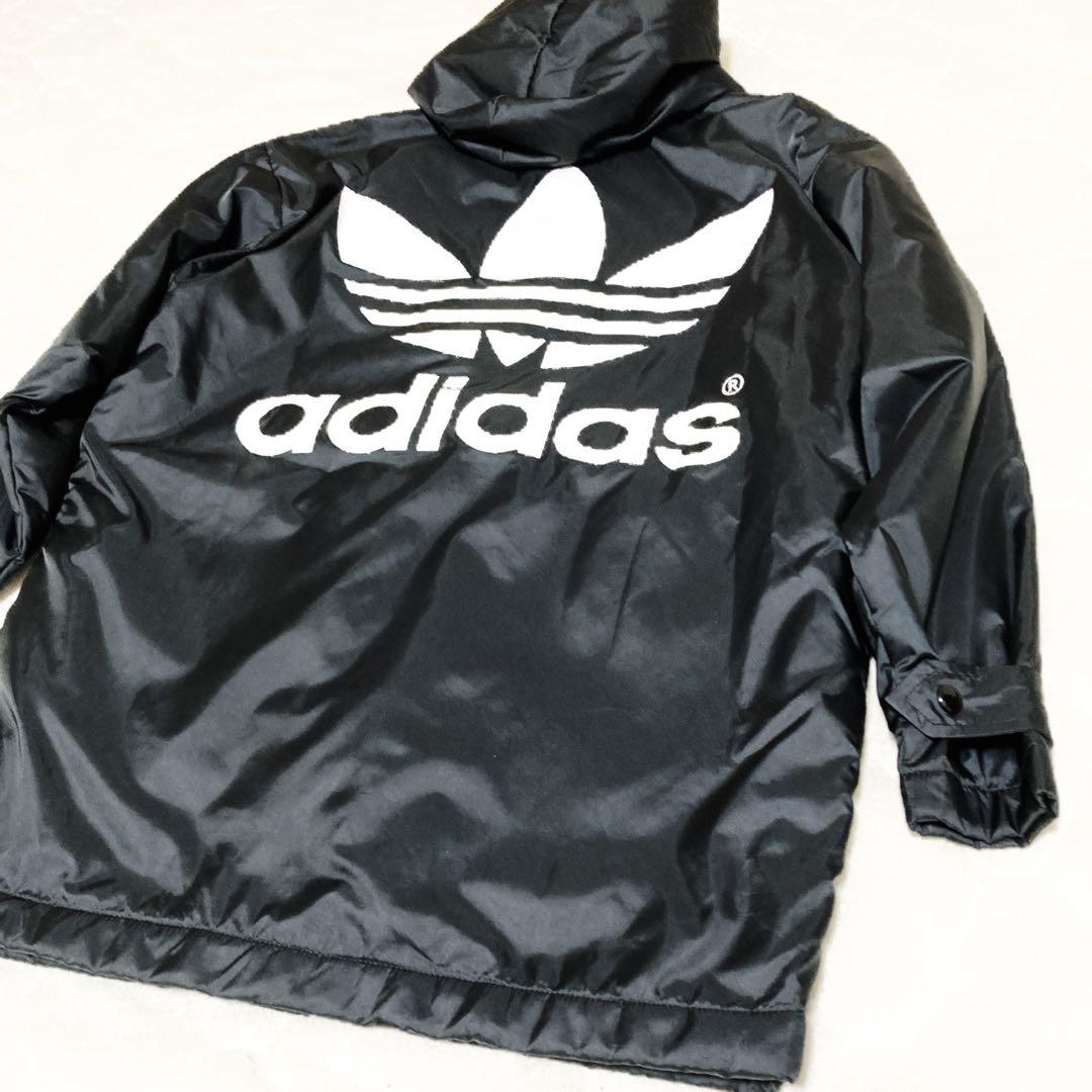 激レア アディダス HYKE コラボ ベンチコート M 常田 大希 ボア 黒