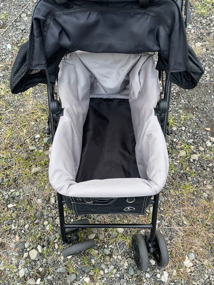 Mercedes-Benz ペットカート 黒 デニム風