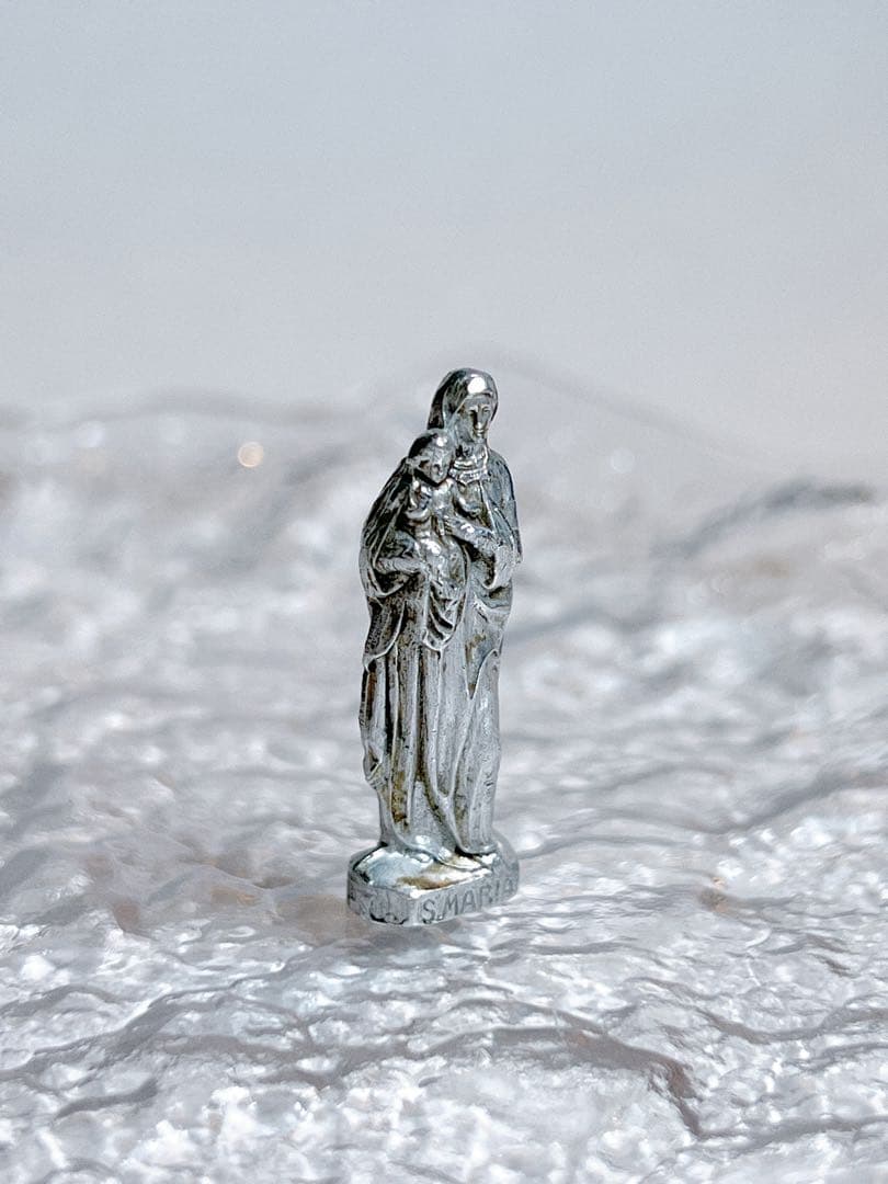 レア　貴重　アンティーク　聖母マリア　ミニマリア像　握りマリア　キリスト