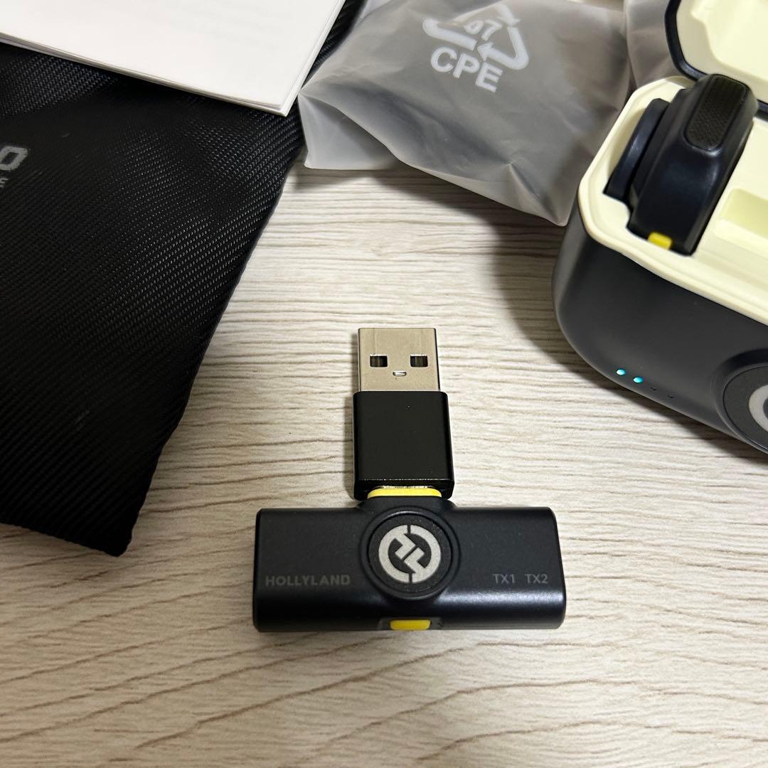 HOLLYLAND LARK M2 ワイヤレスマイク　Type-Cタイプ