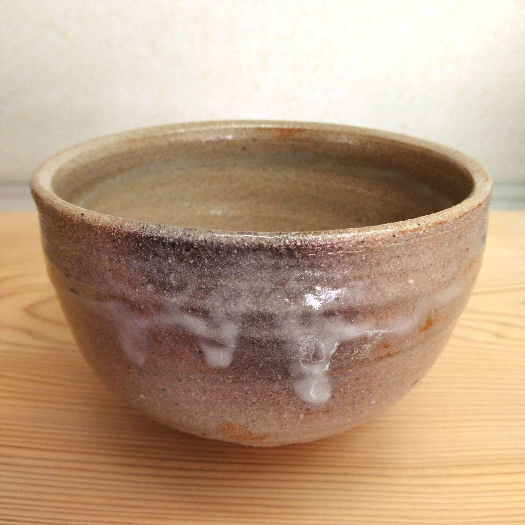 茶道具　期間限定特価　唐津茶碗(鏡山窯　井上東也)鵬雲斎大宗匠御書付