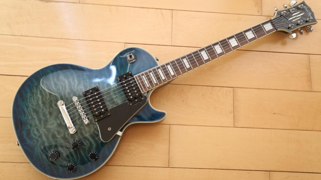 GRASSROOTS キルトメイプル　レスポール カスタム タイプ　美品