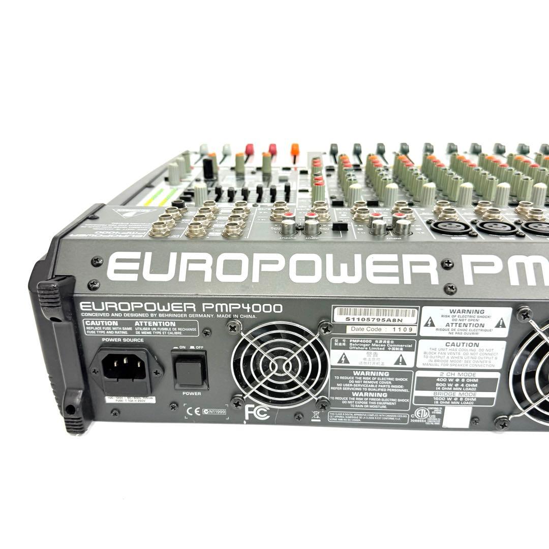 【完動品】BEHRINGER PMP4000 EUROPOWER