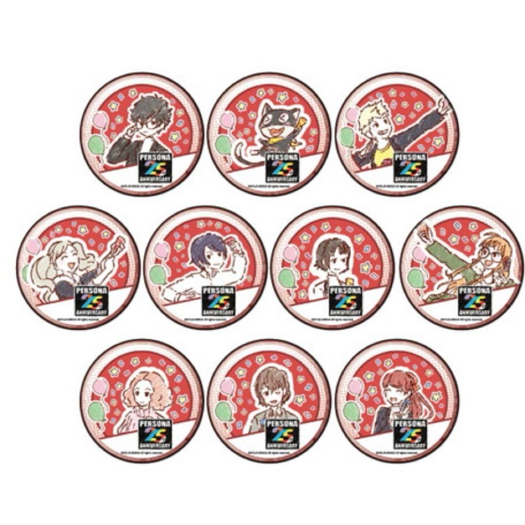 貴重　25th ペルソナ3 4 5 グラフアート　缶バッジ コンプリートセット