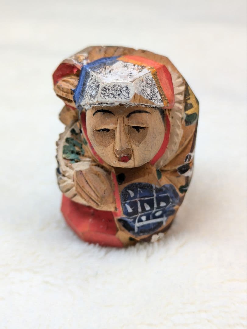 幻の逸品　宇治人形　茶ノ木人形　茶の木人形　根付　根付け　骨董　提げ物