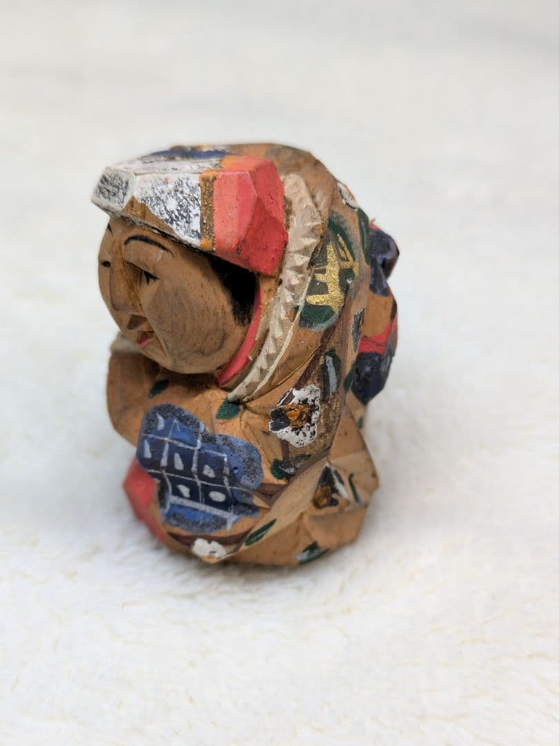 幻の逸品　宇治人形　茶ノ木人形　茶の木人形　根付　根付け　骨董　提げ物
