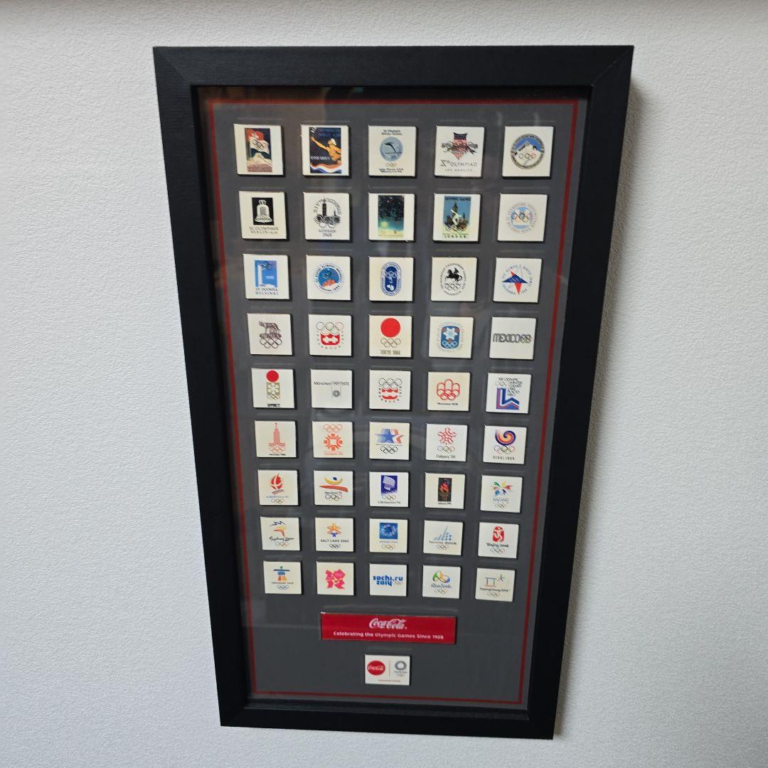 東京2020大会 Coca-Cola ロゴ　限定コレクション フレーム入り