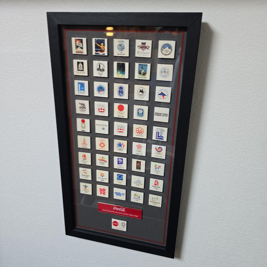 東京2020大会 Coca-Cola ロゴ　限定コレクション フレーム入り