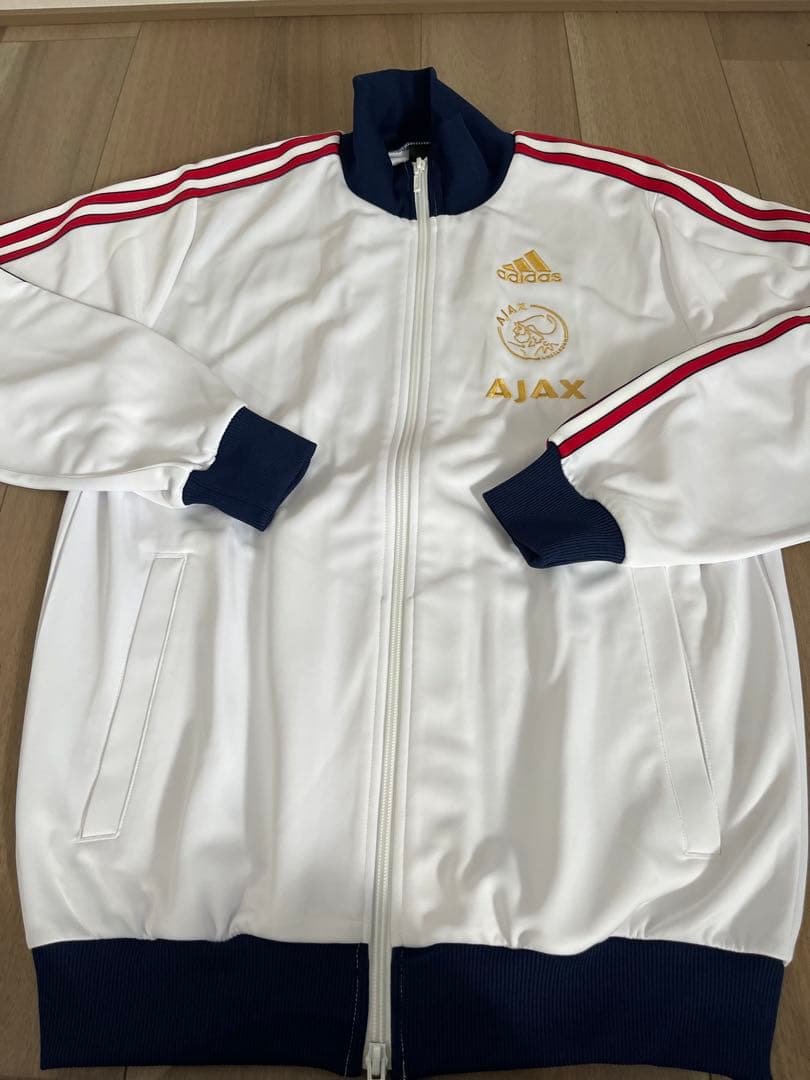 アディダス AJAX ジャケット ホワイト　LサイズTIRO condivo