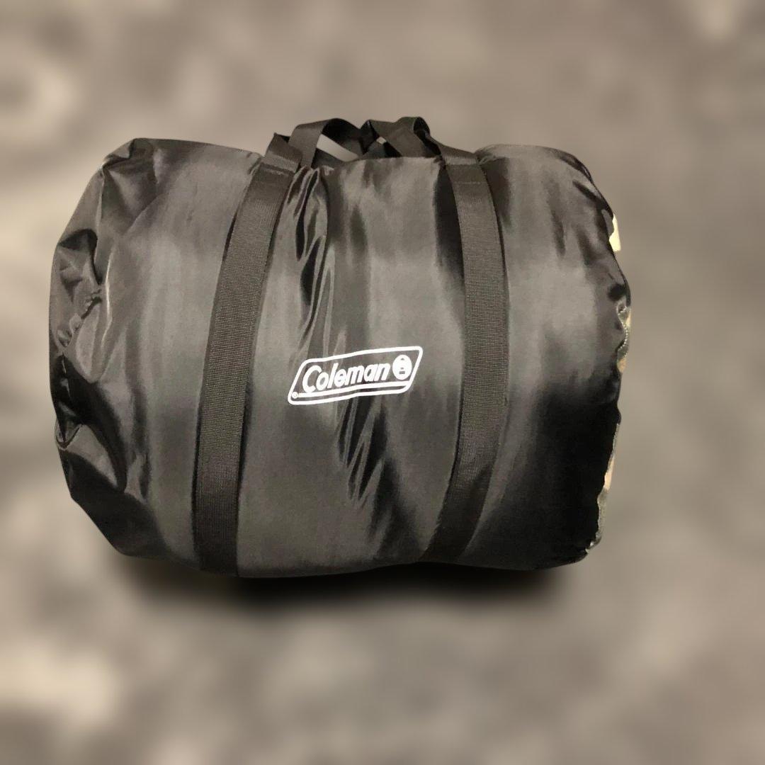 Coleman ベージュ寝袋 チェック柄