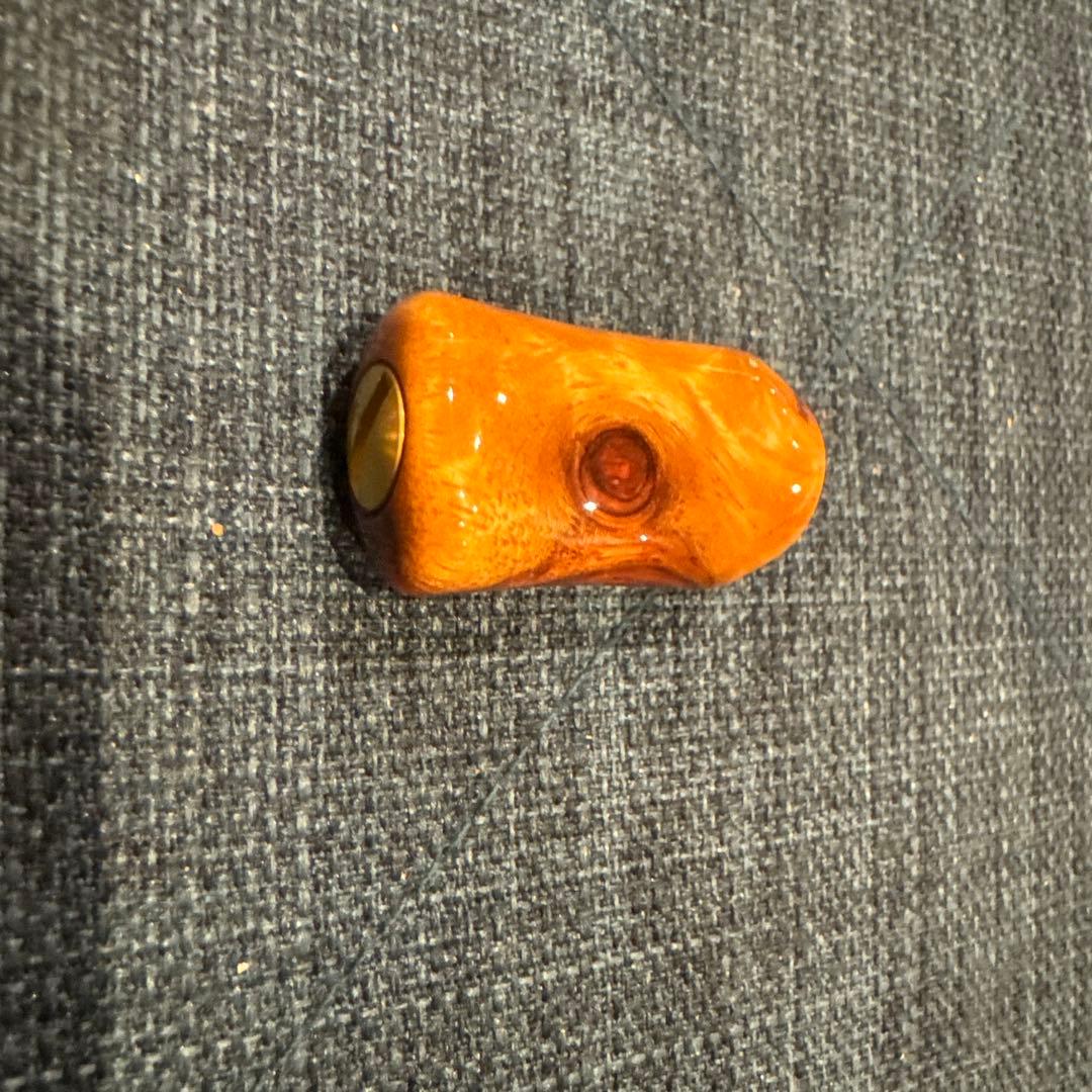 わたらせ樹脂工房　花梨紅白滑り止め　　シマノ用　右巻き　実釣り未使用