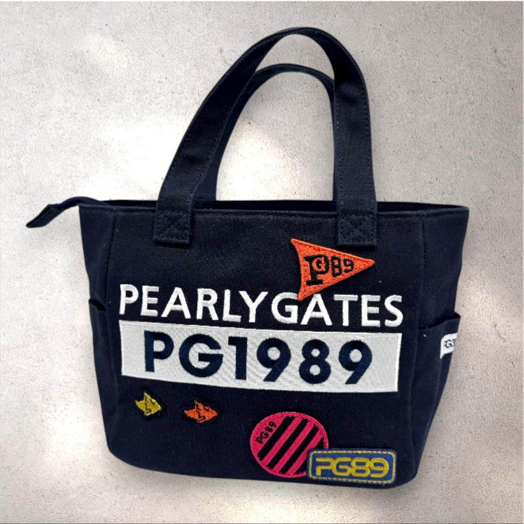 美品パーリーゲイツPEARLYGATES30年記念モデル ラウンドバッグワッペン