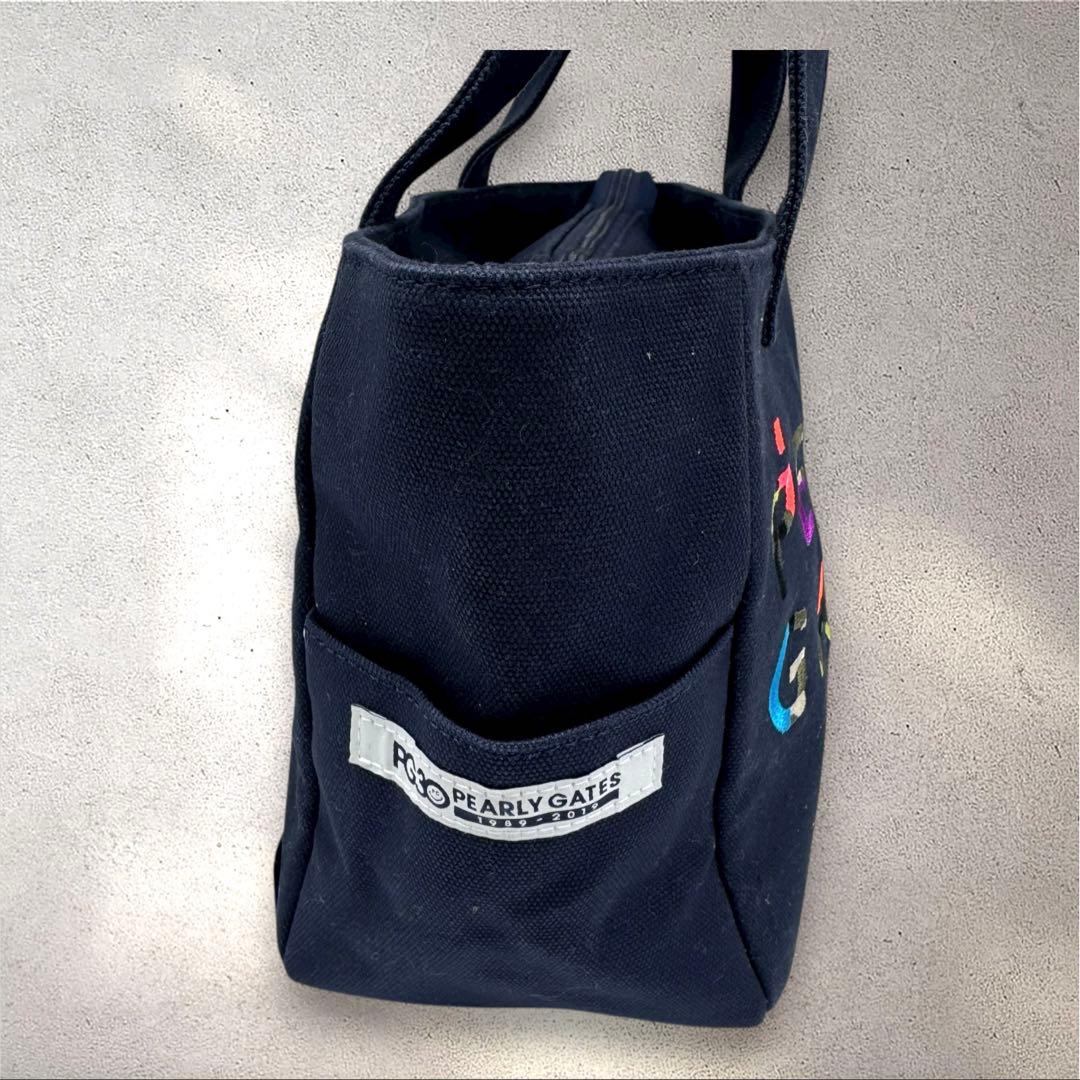 美品パーリーゲイツPEARLYGATES30年記念モデル ラウンドバッグワッペン