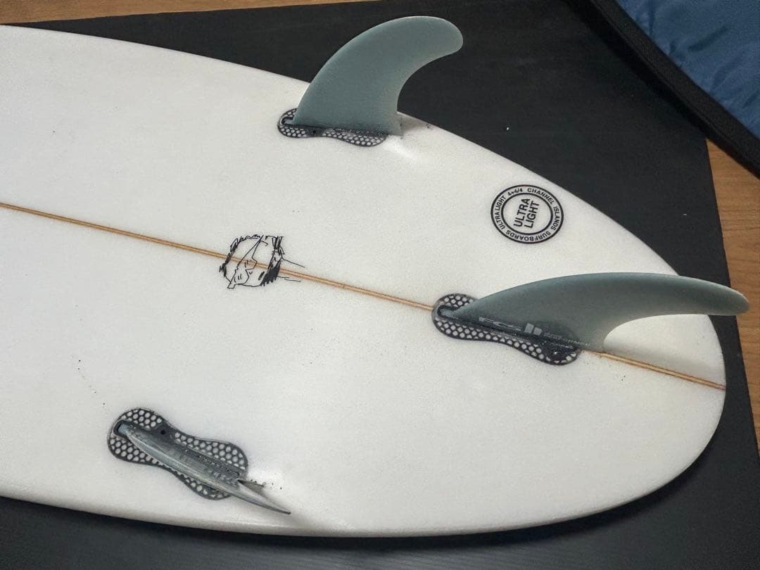 AL MERRICK ショートボード ホワイト 約6フィート