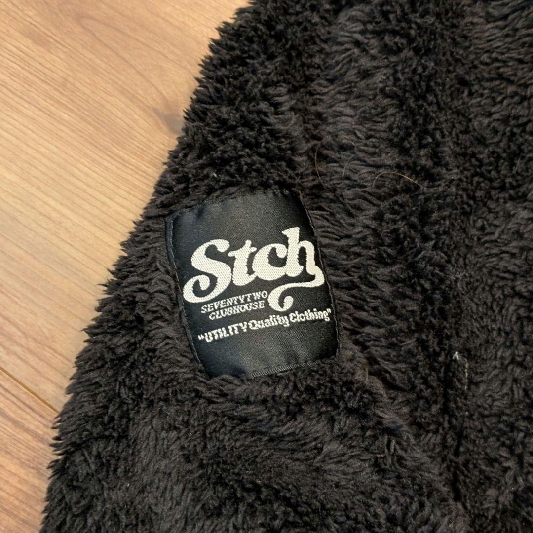 Stch ボアフリースパーカー