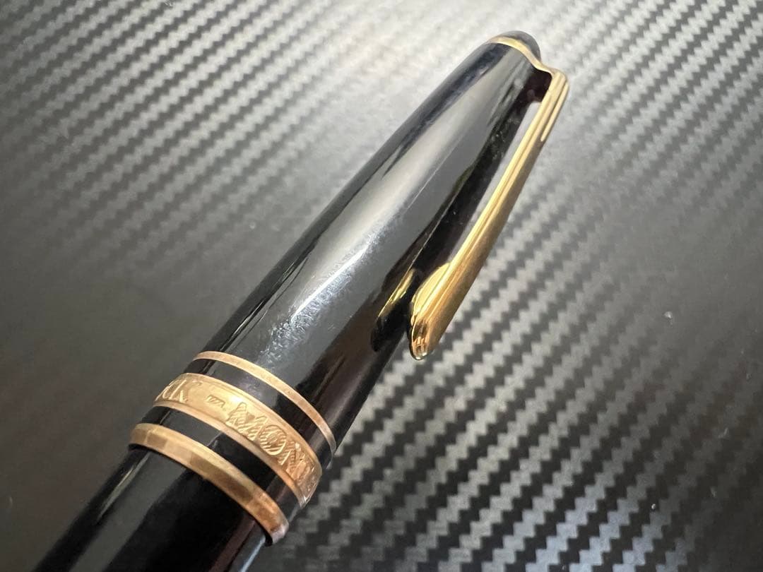 モンブラン 万年筆 マイスターシュテュック 144 F 細字 ブラック 中白