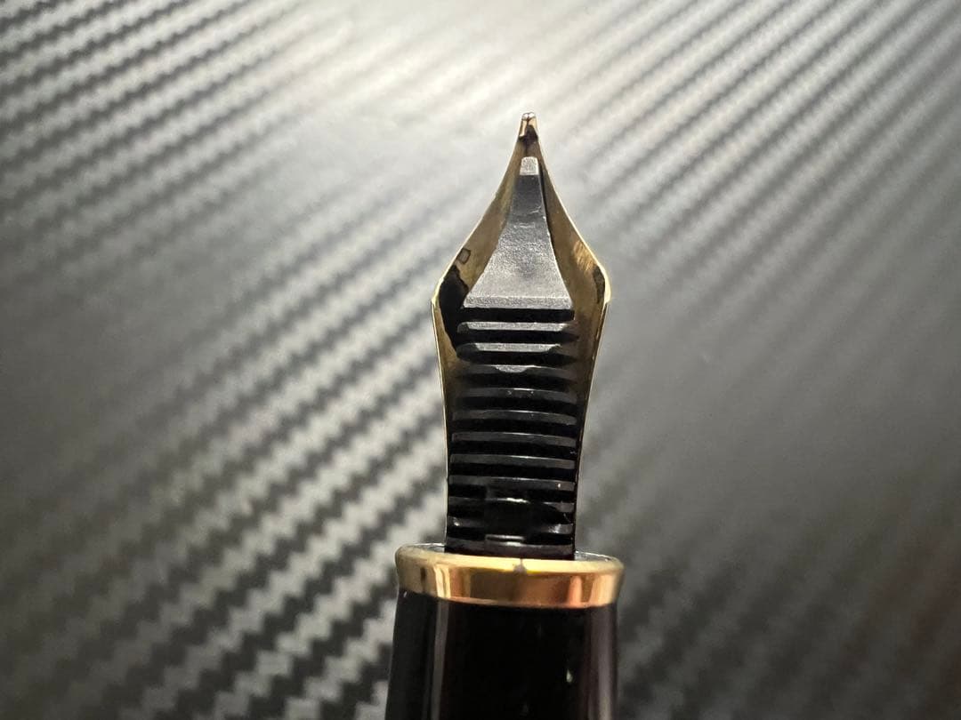 モンブラン 万年筆 マイスターシュテュック 144 F 細字 ブラック 中白