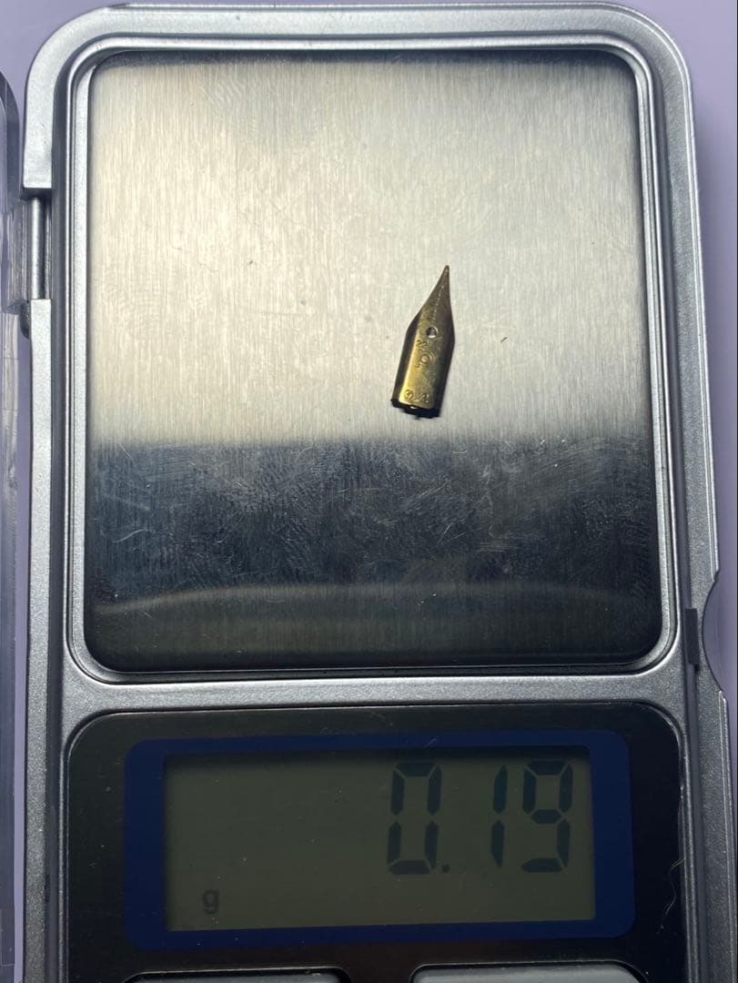 タ*ン様 No.137 金無垢 22K 0.19g 金 24K 純金 18k ゴ