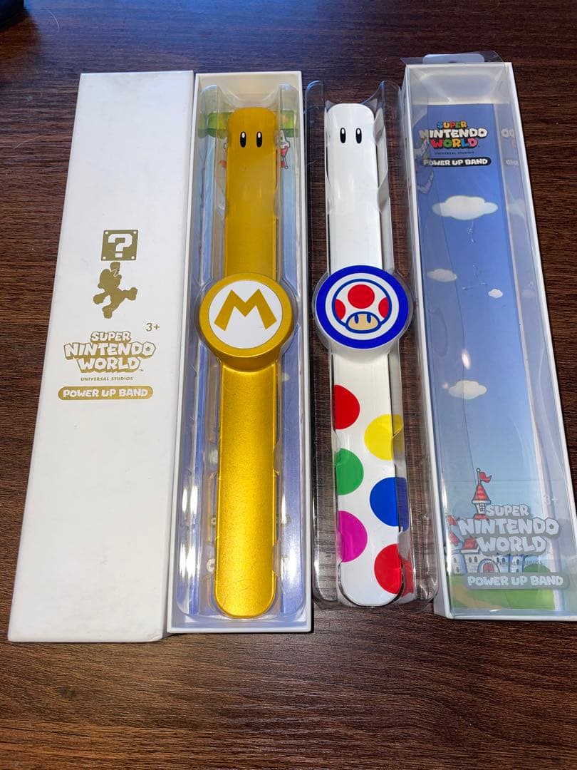 usj マリオ パワーアップバンド　ゴールド含めたまとめ売り