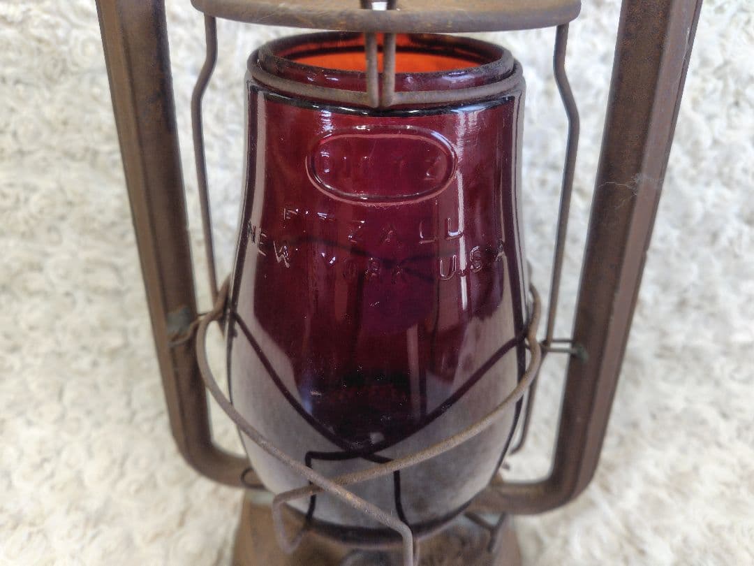 Dietz デイツランタン 赤グローブ アンティーク ヴィンテージランタン