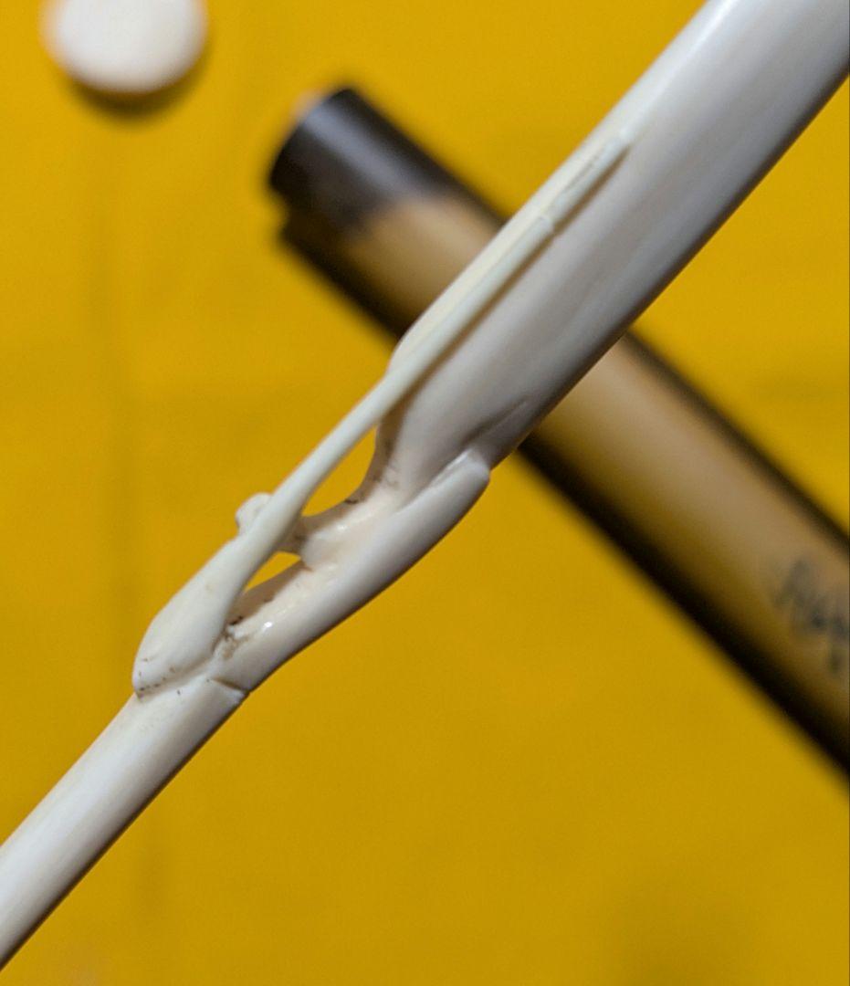 【閉店売り尽し】手彫茶杓 笹之葉型 短寸（箱入仕覆）