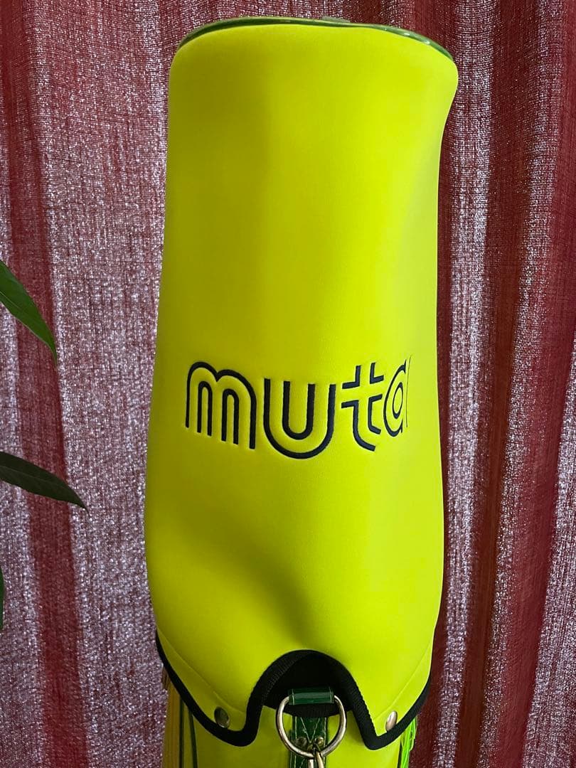 ムータマリン　キャディバッグ ネオンイエロー