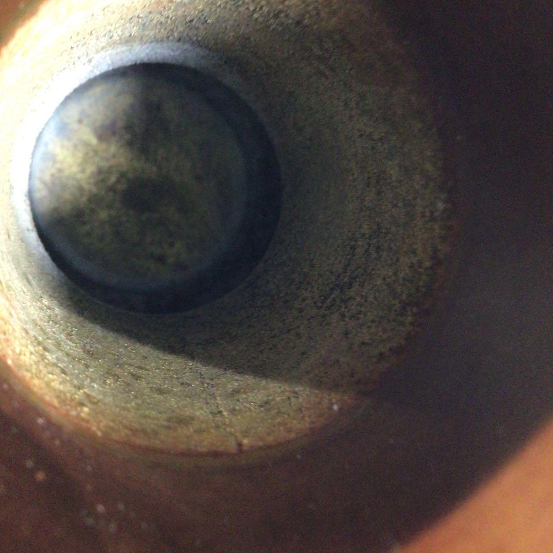 Ｐ５１　皆具　『金森紹栄造』『唐銅皆具』『水指　建水　蓋置　杓立』　共箱　茶道具