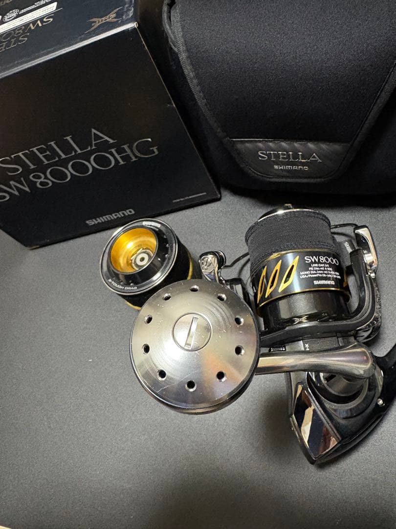 SHIMANO ステラ　SW8000HG スプール　PEセット