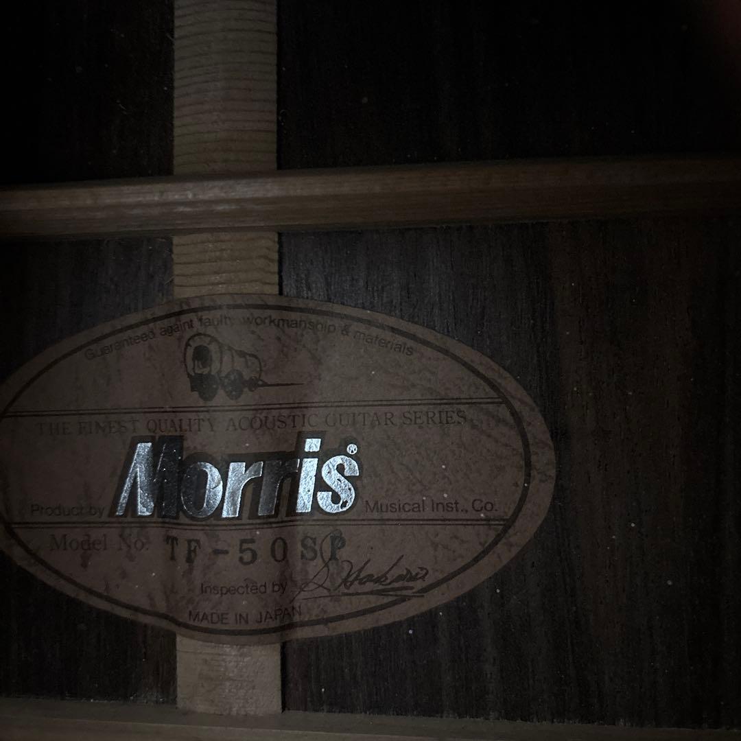 値下げ‼️Morris　TF-50SP ハードケース付き　アコースティックギター
