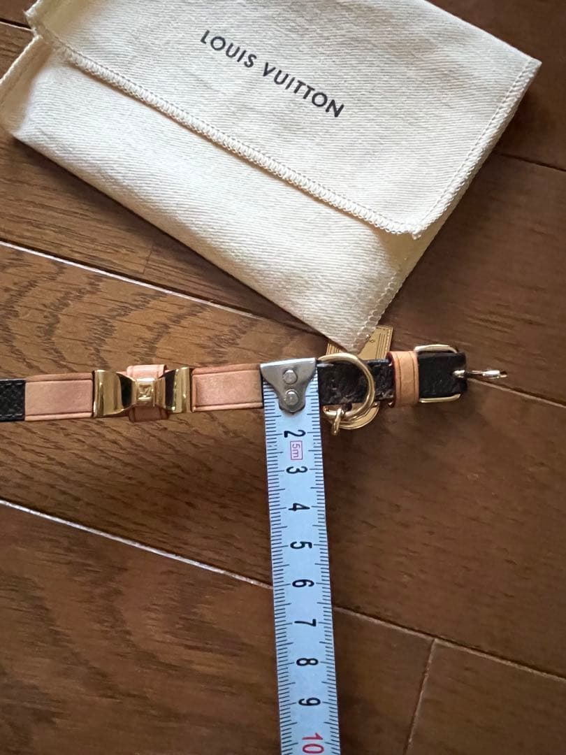 LOUIS VUITTON コリエ バクスター リボン 犬用首輪 モノグラム