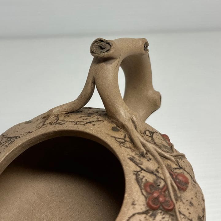 在銘 梅花 枯木 急須 中国