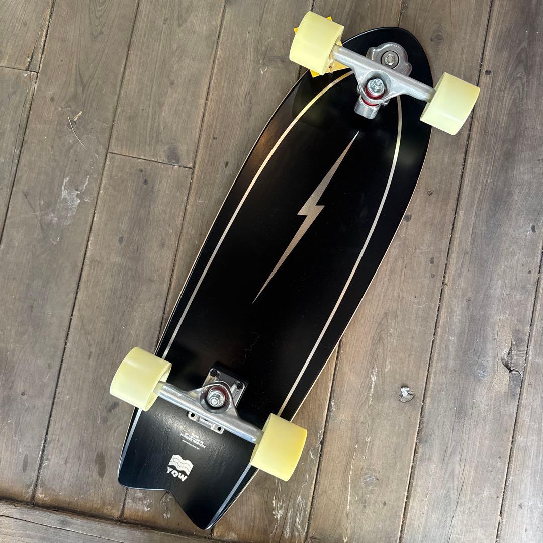YOW ヤウスケートボード 32インチ コンプリートライトニングボルト