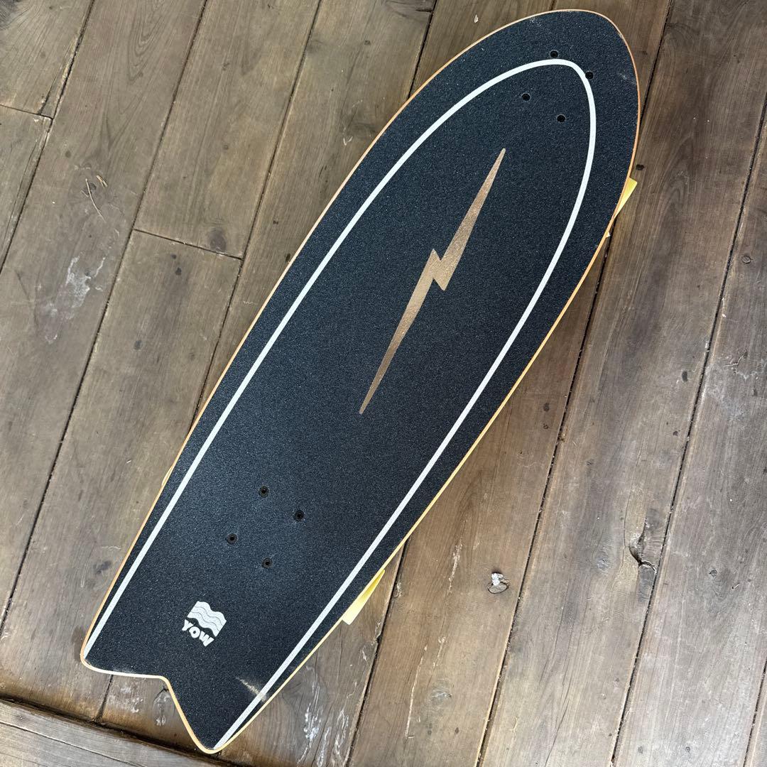 YOW ヤウスケートボード 32インチ コンプリートライトニングボルト