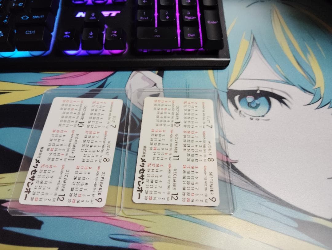 【激レア 非売品】ゆみみみっくす カレンダーカード