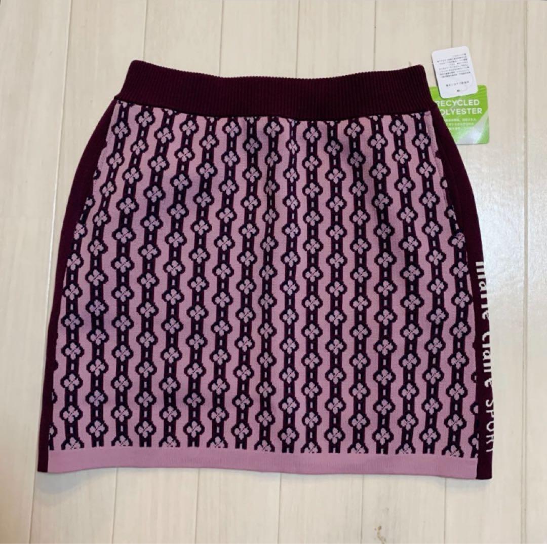新品■22,880円【マリクレール 】レディース　半袖セーター 、スカート L