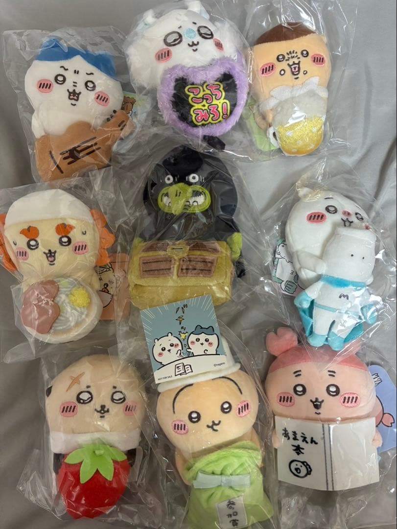 デスクトップから見守るひっかけぬいぐるみ　ちいかわらんど　全種セット　新品未開封