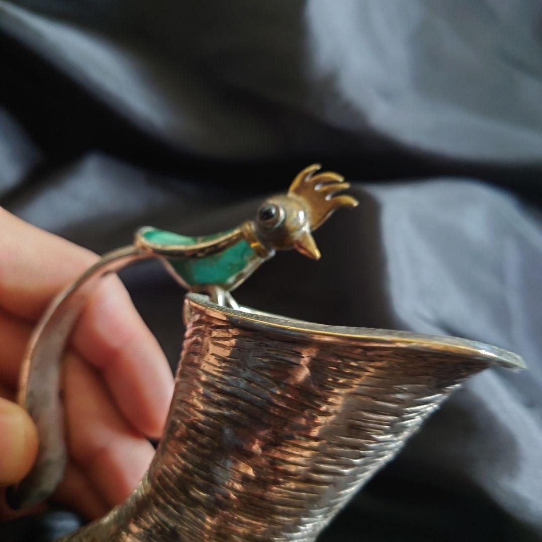 ターコイズ 銀細工 水差し