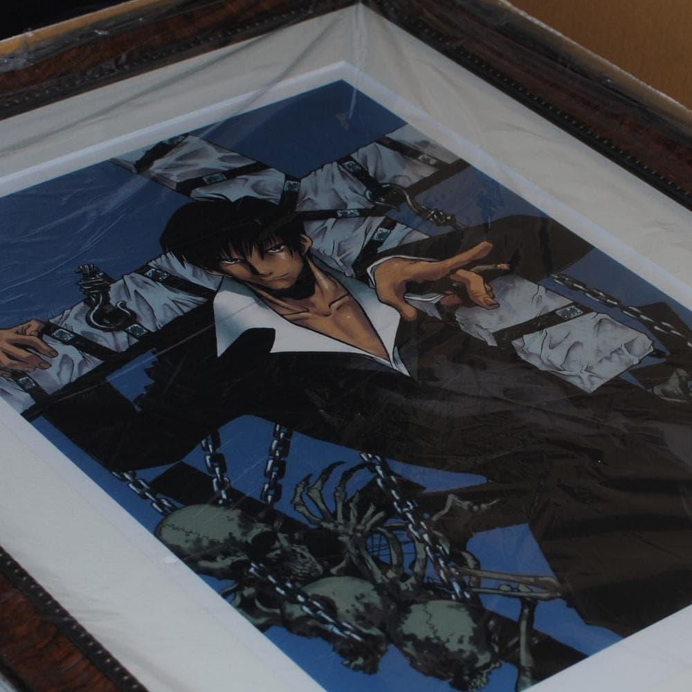 直筆サイン 内藤泰弘の世界展　複製原画T3『ニコラス・D・ウルフウッド』