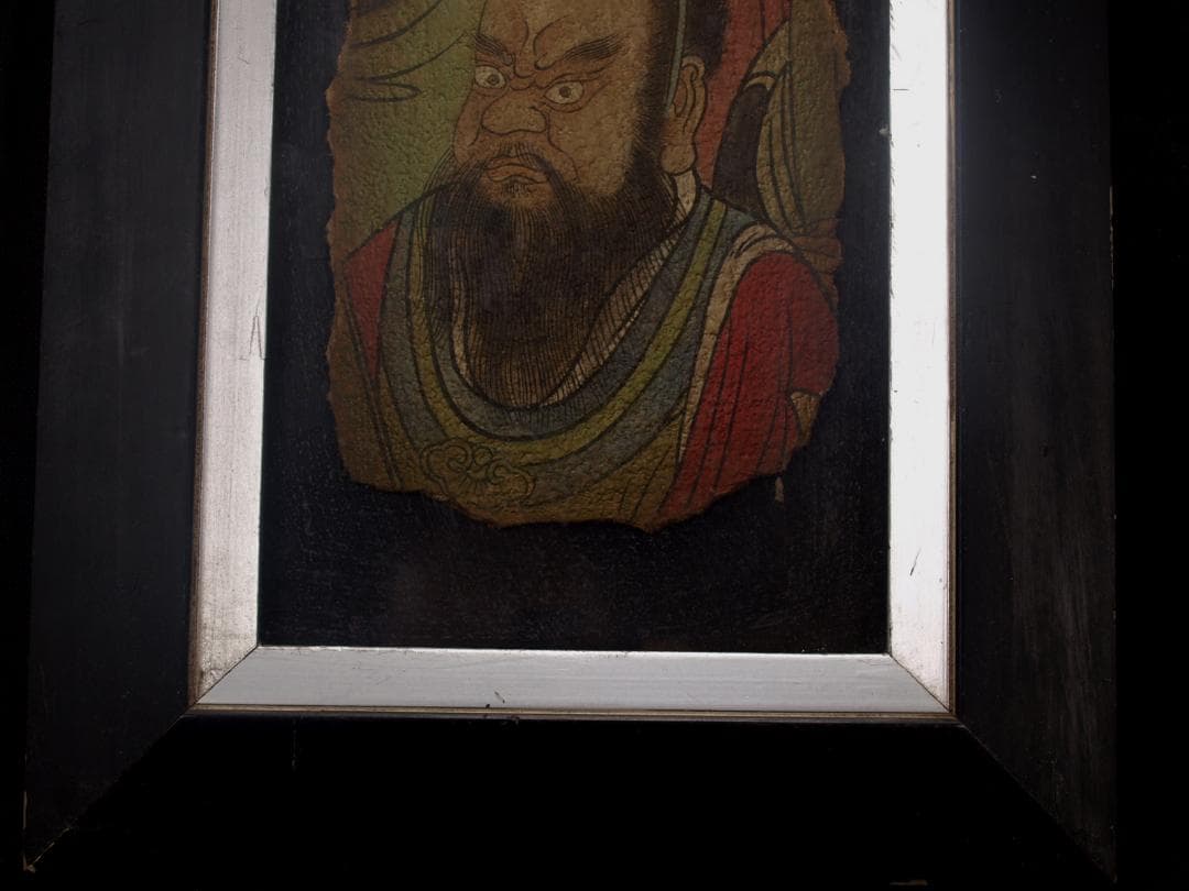 骨董市　掘り出し品中国時代　敦煌莫高窟壁画 人物像 AK1780B10-5