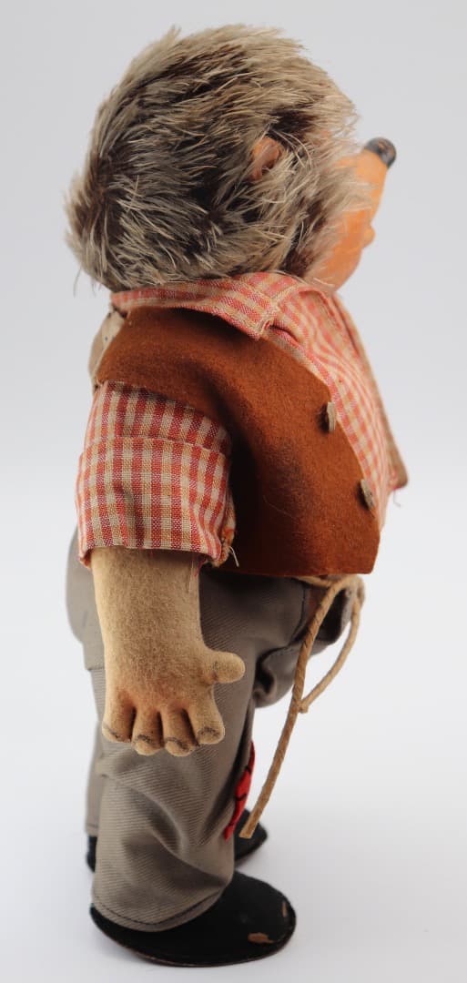 STEIFF \"MECKI\" 28cm ハリネズミのアンティークドール