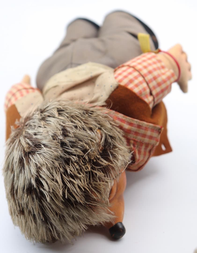 STEIFF \"MECKI\" 28cm ハリネズミのアンティークドール