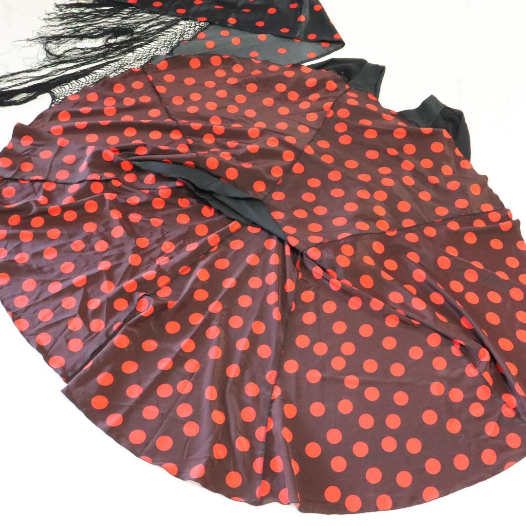 【美品 フラメンコ衣装】アトリエプリマ ドレス シージョ ペチコート SET