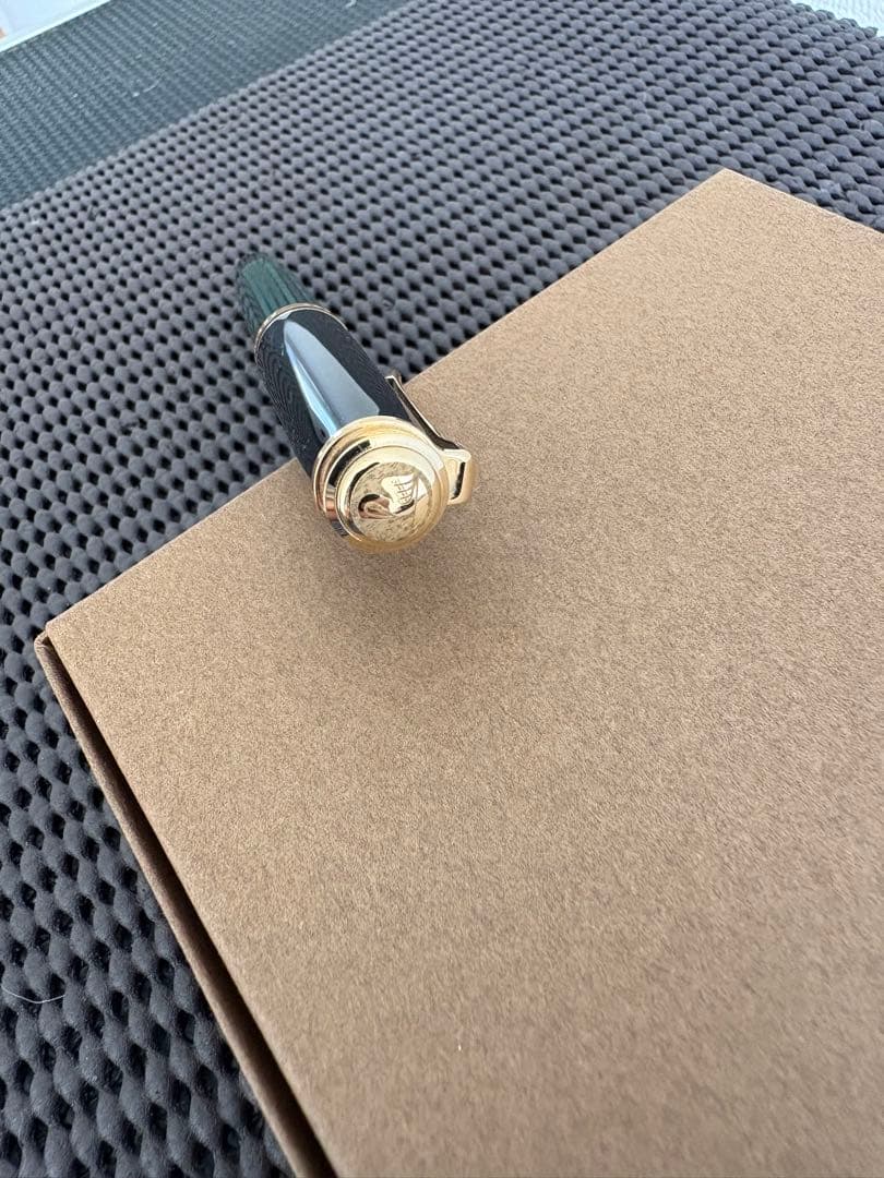 ペリカン スーベレーン 万年筆 グリーンストライプ 緑 M400