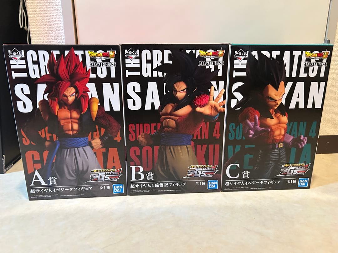 一番くじドラゴンボールGT THE GREATEST SAIYAN他4体セット