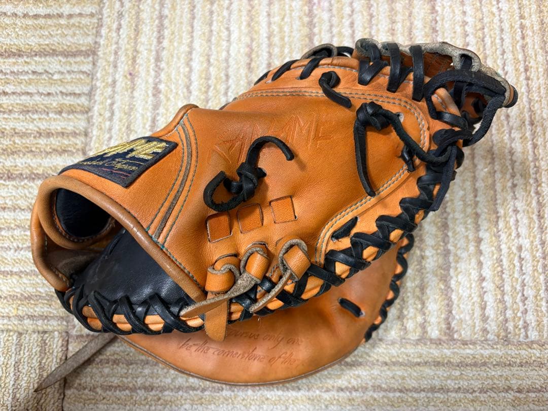 KANAME 軟式グローブ ブラウン 収納袋付き