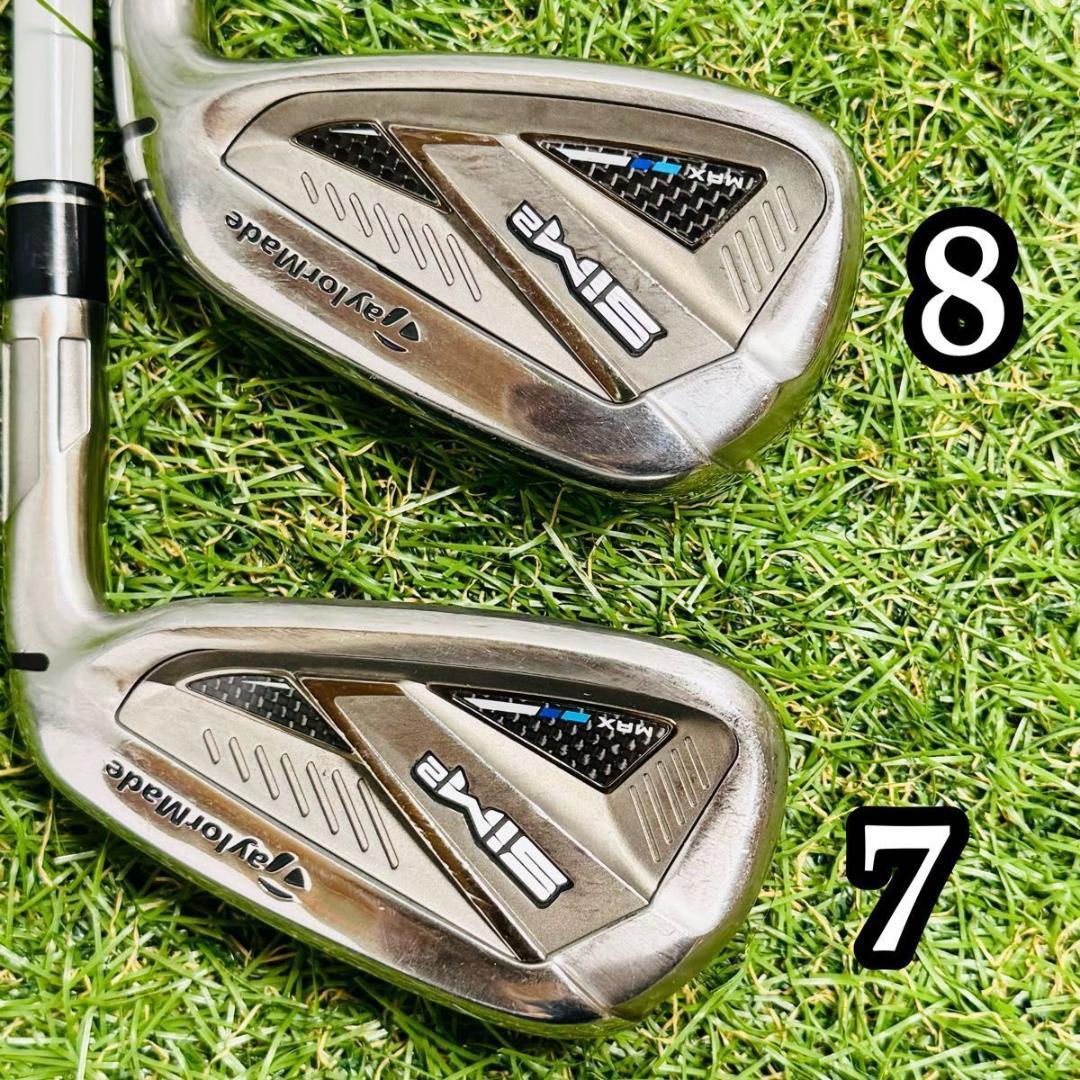 【良品】テーラーメイド シム2マックス レディースアイアンセット 5本 A